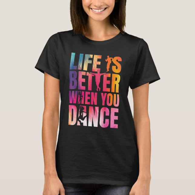 Dancing Street Dance Breakdance T-Shirt (Vorderseite)