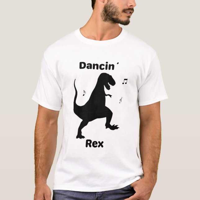 Dancing T-Rex T-Shirt (Vorderseite)