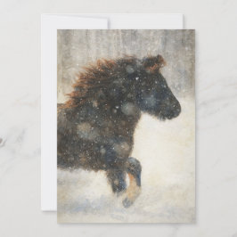 Dancing Through the Snow Feiertagskarte