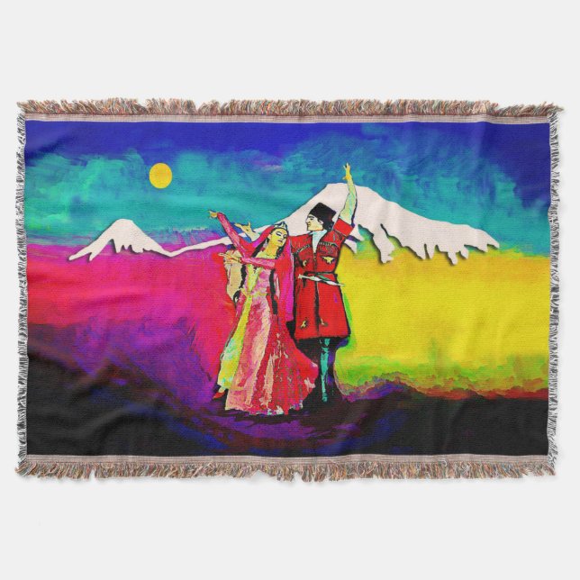 Dancing Throw Blanket Decke (Vorderseite)