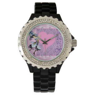 Dancing Vintage Blume Fairy Fantasy Design LeahG Armbanduhr