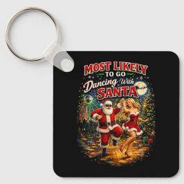 Dancing with Santa Schlüsselanhänger