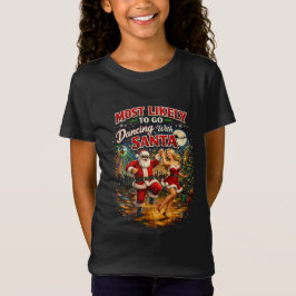 Dancing with Santa T-Shirt