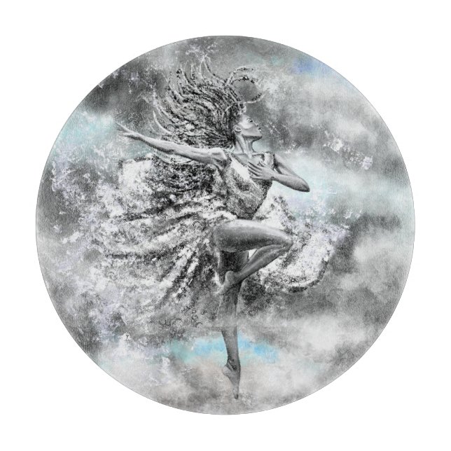 Dancing Woman Cutting Board Schneidebrett (Vorderseite)