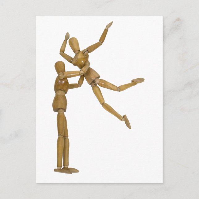 DancingPaar061809 Postkarte (Vorderseite)