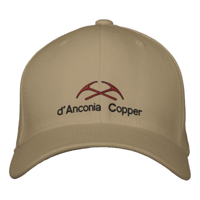 d'Anconia Copper Bestickte Kappe (Vorderseite)