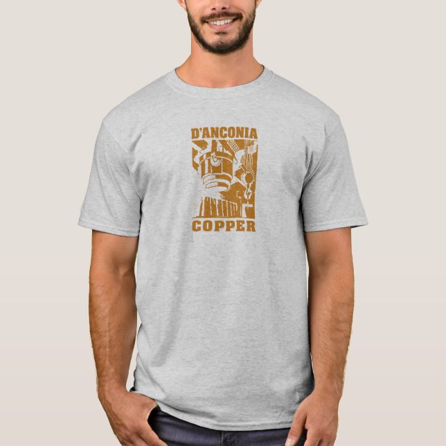 d'Anconia Kupfer/kupfernes Logo T-Shirt (Vorderseite)