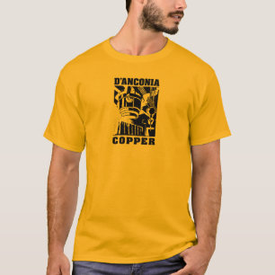 d'Anconia Kupfer/schwarzes Logo T-Shirt