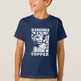 d'Anconia Kupfer/weißes Logo T-Shirt