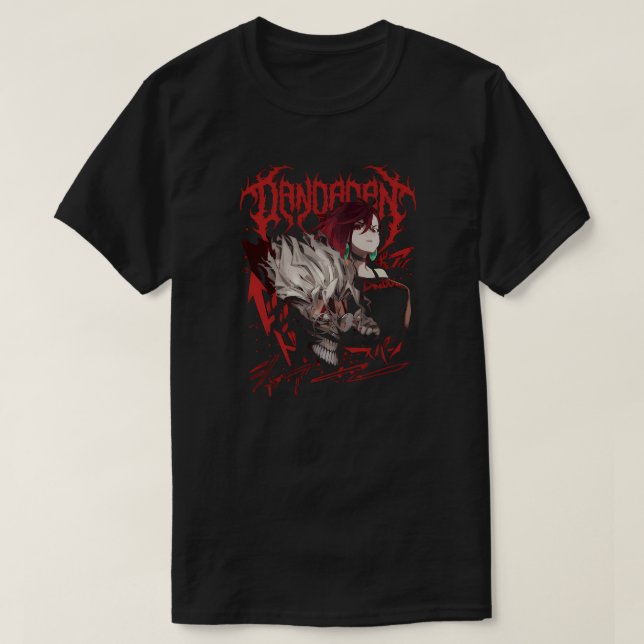 Dandadan Dark Occult Anime Illustration T-Shirt (Design vorne)