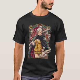 Dandadan Oma Seiko Weißes Haar Rote Augen Geist Ar T-Shirt