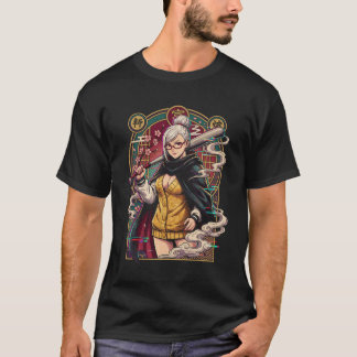 Dandadan Oma Seiko Weißes Haar Rote Augen Geist Ar T-Shirt