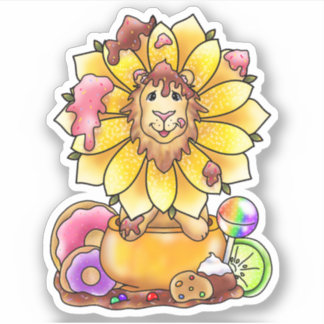 Dande’lion Sugary Sweet Lion Blume | Aufkleber