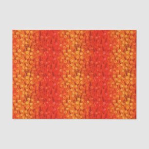 Dandela Field Summer Blume Red Orange Ombre Seidenpapier