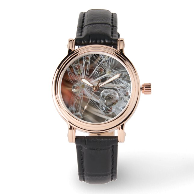 Dandelion Abstrakt Armbanduhr (Vorderseite)