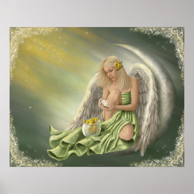 Dandelion Angel Moon Poster (Vorne)