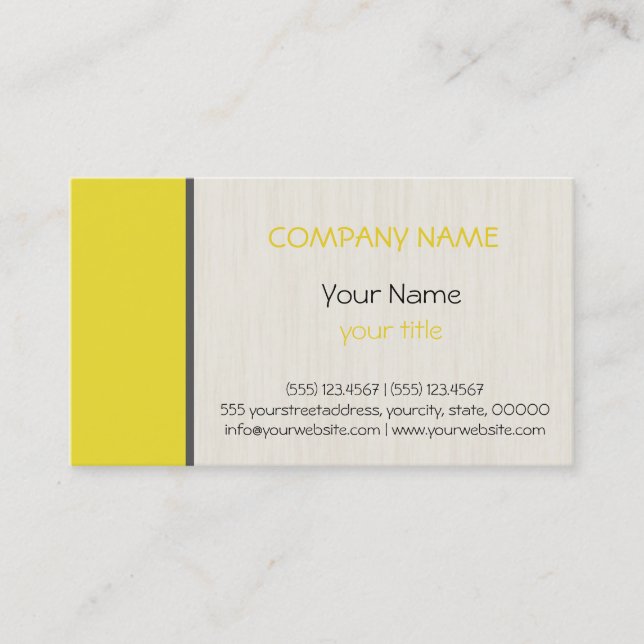 Dandelion beruflich elegant und modern visitenkarte (Vorderseite)