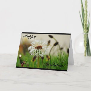 Dandelion Birthday Card Karte