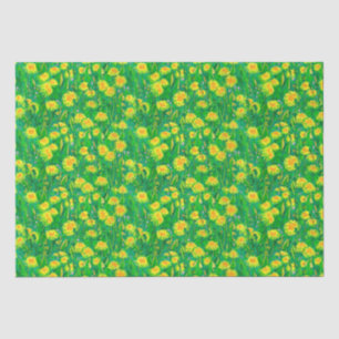 Dandelion Bloom Summer Blume Blumengelb Seidenpapier