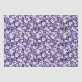 Dandelion Bloom Summer Blume Blumenmuster Aquamari Seidenpapier
