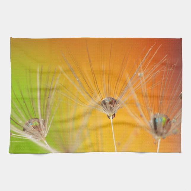 Dandelion blüht Blume Destiny Peace Liebe Art Handtuch (Horizontal)