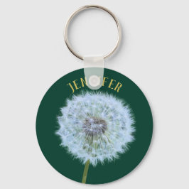 Dandelion Blume Dandelion Clock Personalisiert Schlüsselanhänger