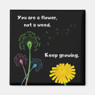Dandelion-Blume Nicht gewogener Kühlschrankmagnet Magnet