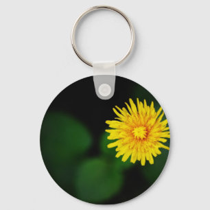 Dandelion-Blume Schlüsselanhänger