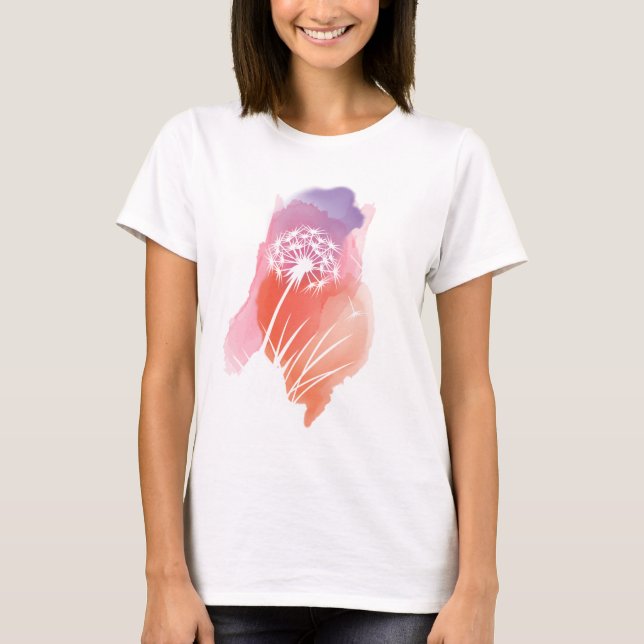 Dandelion Blume T - Shirt (Vorderseite)