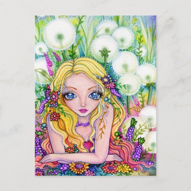 Dandelion Fairy Kingdom - Postcard Postkarte (Vorderseite)
