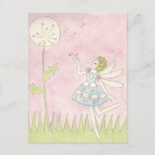 Dandelion Fairy Postkarte