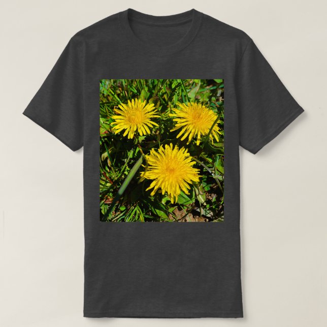 Dandelion Flower Trio 1 T-Shirt (Design vorne)