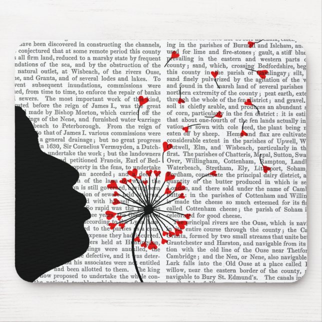 Dandelion Hearts Mousepad (Vorne)