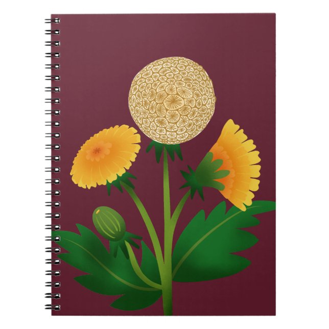 Dandelion Notebook Notizblock (Vorderseite)