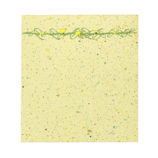 Dandelion Notepad Notizblock (Vorderseite)