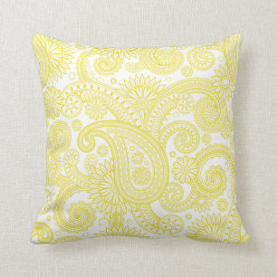 Dandelion Paisley Floral Swirl Kissen