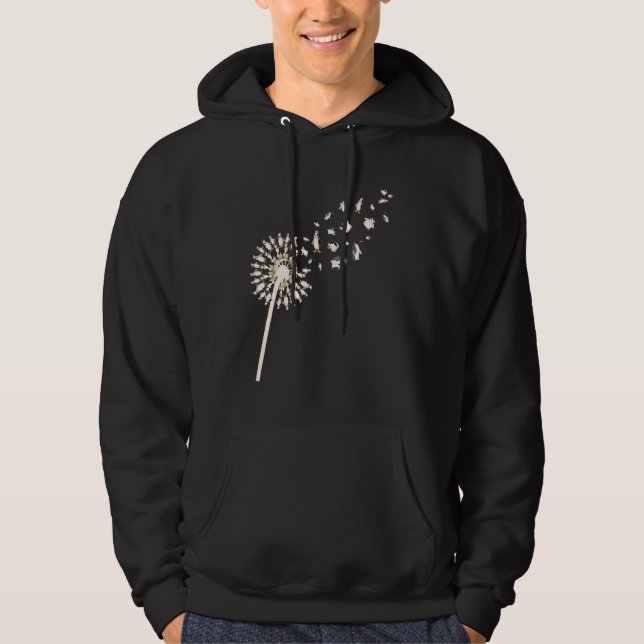 Dandelion Penguin Bird Zoo Tier Antarktis Peng Hoodie (Vorderseite)