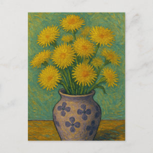 Dandelion Postcard Postkarte