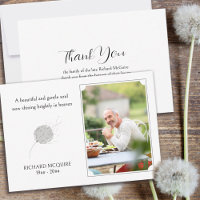 Dandelion Puff Gentle Soul Foto Beerdigung Danke