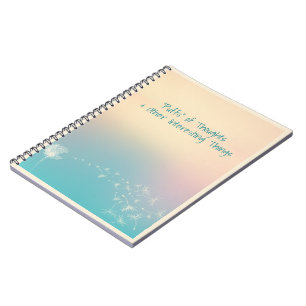 Dandelion Puff Notebook Notizblock