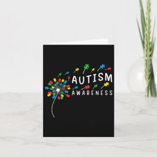 Dandelion Puzzle Piece Cool Autism Boys Girls Kind Karte