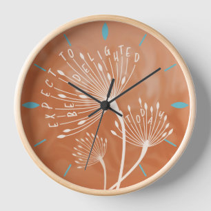 Dandelion Seeds Flying Inspirational Delighed Uhr