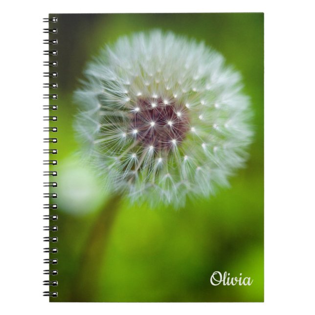 Dandelion Spiralheft Notizblock (Vorderseite)
