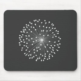 DANDELION STERNEXPLOSION IN WEISS MOUSEPAD