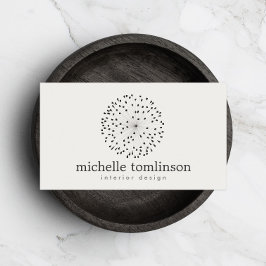 DANDELION STERNEXPLOSION LOGO on LIGHT GRAY Visitenkarte