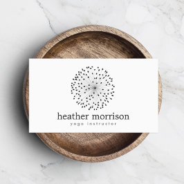 DANDELION STERNEXPLOSION LOGO on WHITE Visitenkarte