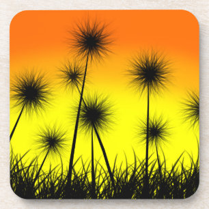 Dandelion Sunrise Getränkeuntersetzer