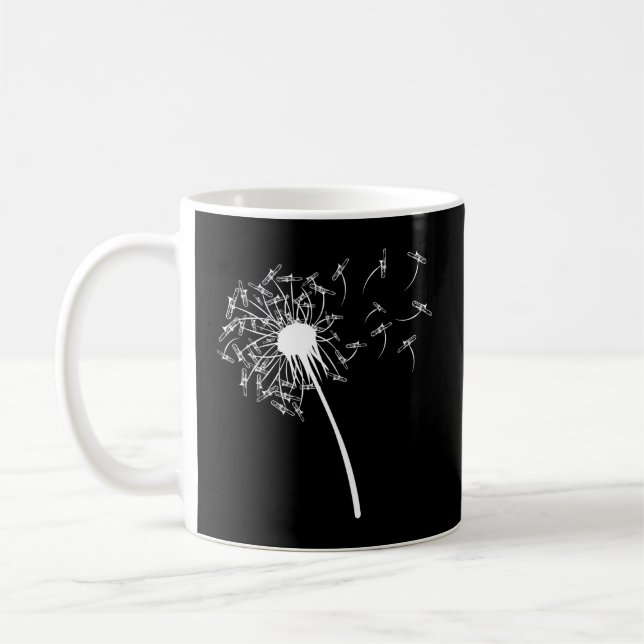 Dandelion Trumpe für Trumpeter Trumpet Kaffeetasse (Links)