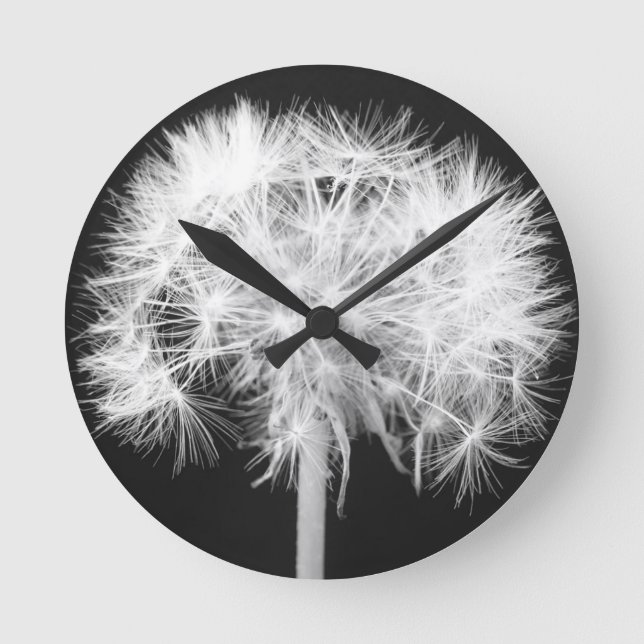 Dandelion Wall Clock Runde Wanduhr (Vorderseite)