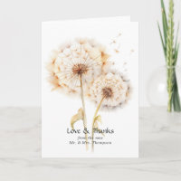 Dandelion Wedding